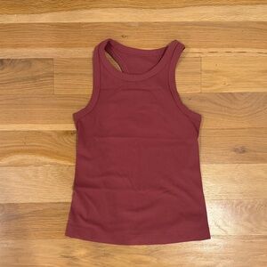 Lululemon Athletica Burgundy Tank Top